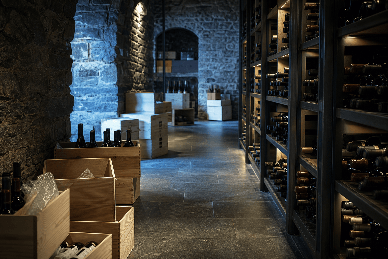 Bottles and paperwork ready to import into a digital cellar